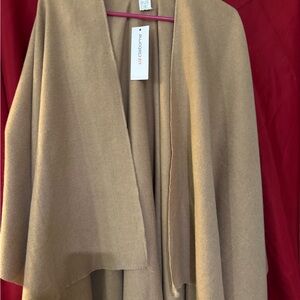 Liz Claiborne Women's Camel Shawl Poncho NWTS